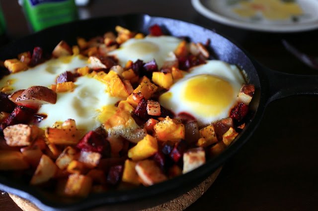 Recipe: Beet Breakfast Hash : Sponsored by Naked Juice
